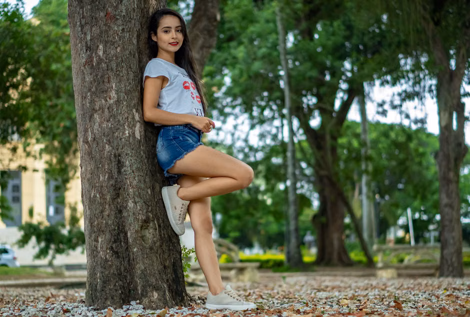 Saia Jeans Longa